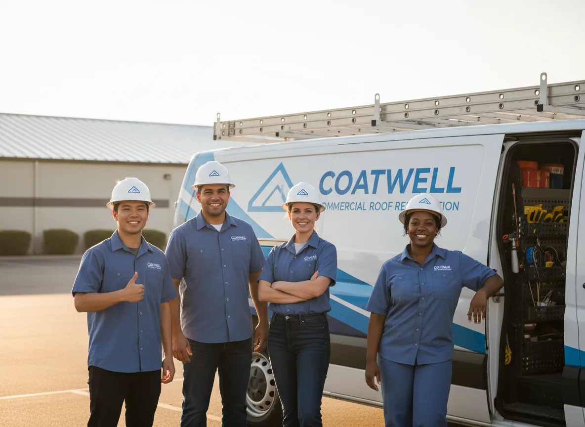 Commercial roof coating company in Hartline, WA