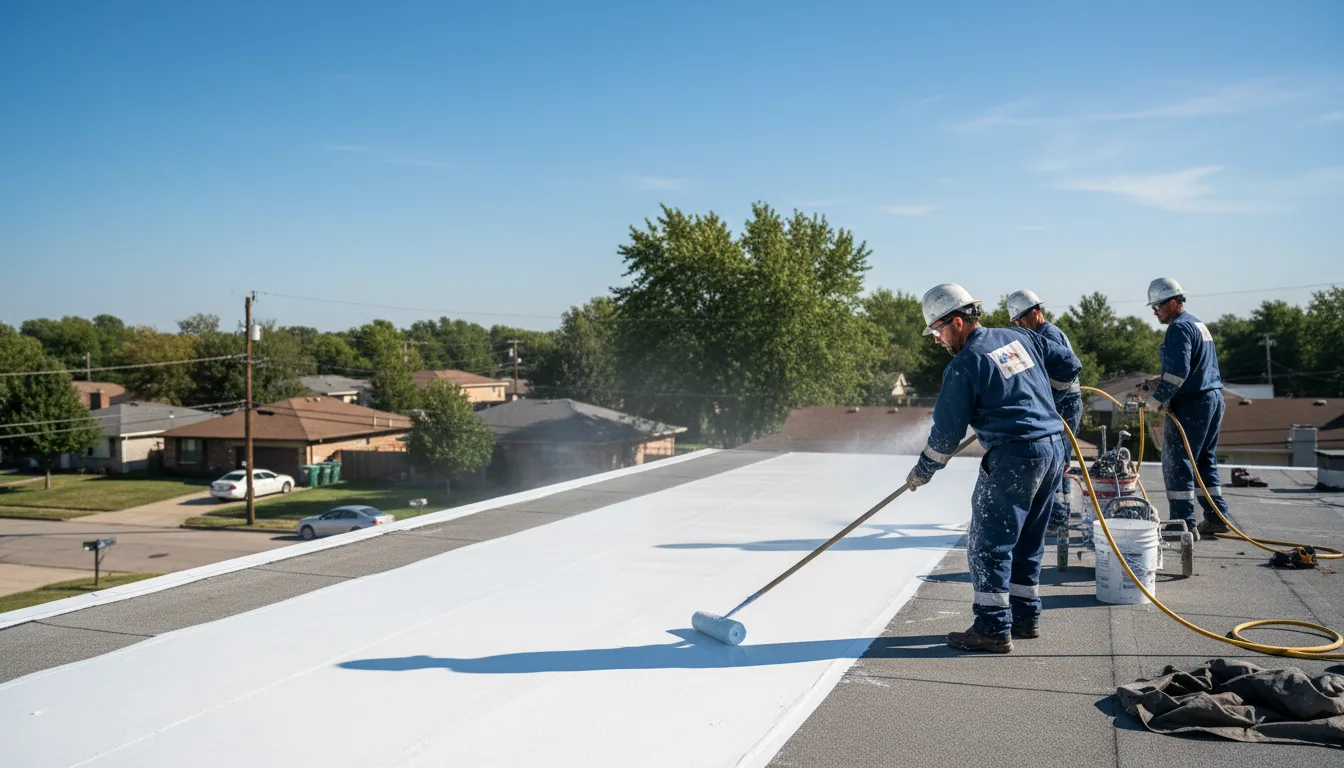 Commercial roof coating in Hartline, WA near me